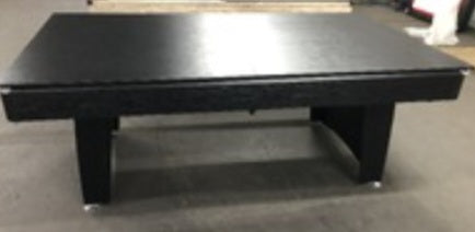 7 foot Modern Pool table with matching dining top and Table tennis top