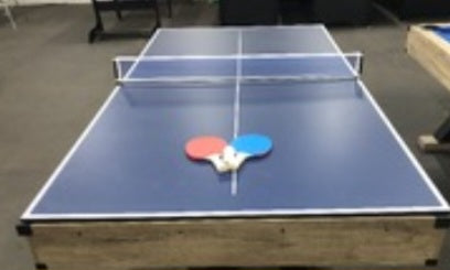7 foot Pool table with matching dining top and Table tennis top
