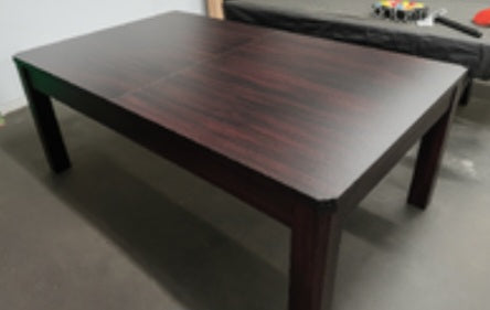 7 foot Deluxe design pool table with matching dining top and table tennis top