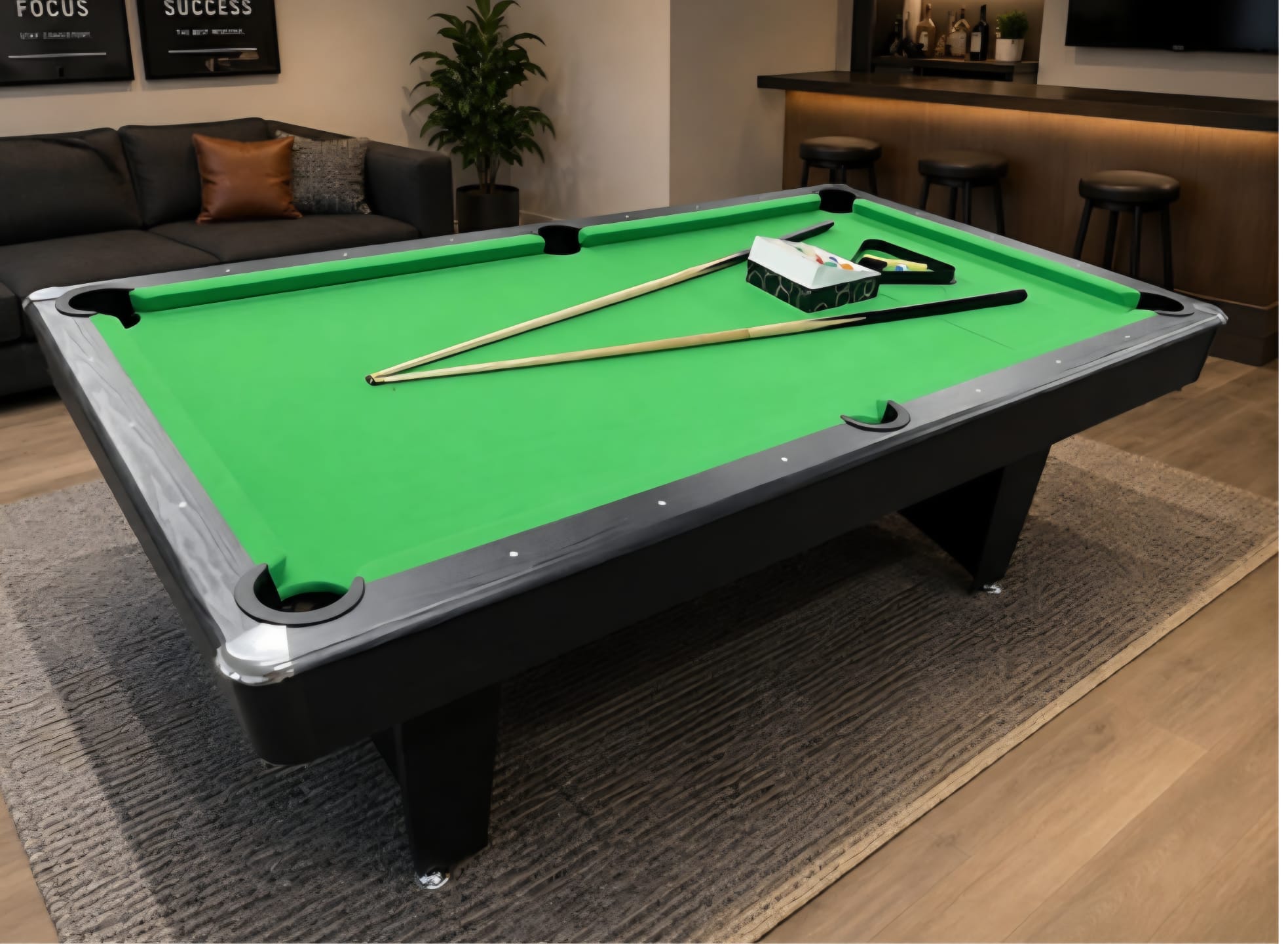 7ft 3-in-1 Pool, Dining & Table Tennis Table