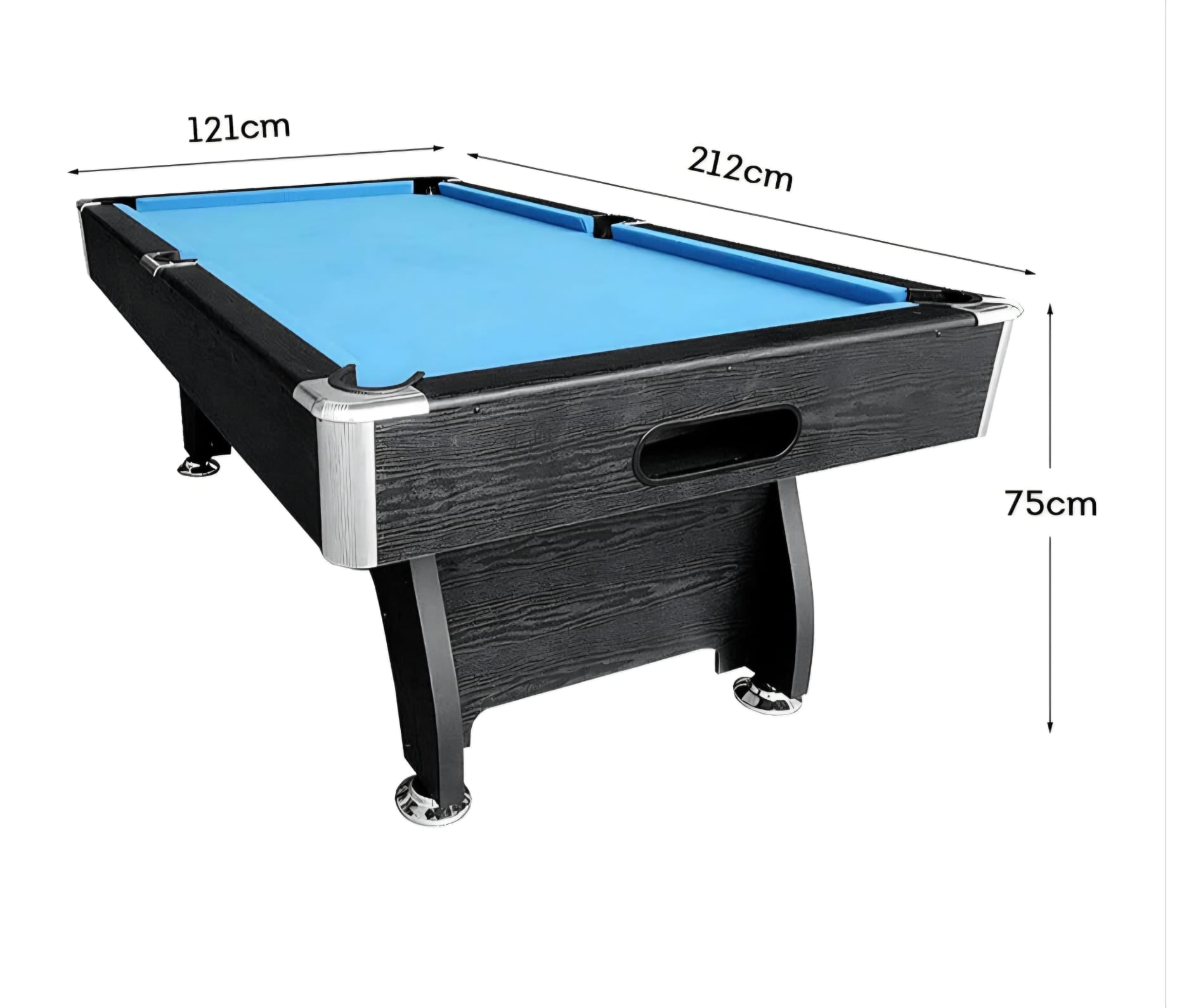 7ft Ball Return Pool Table with Accessories