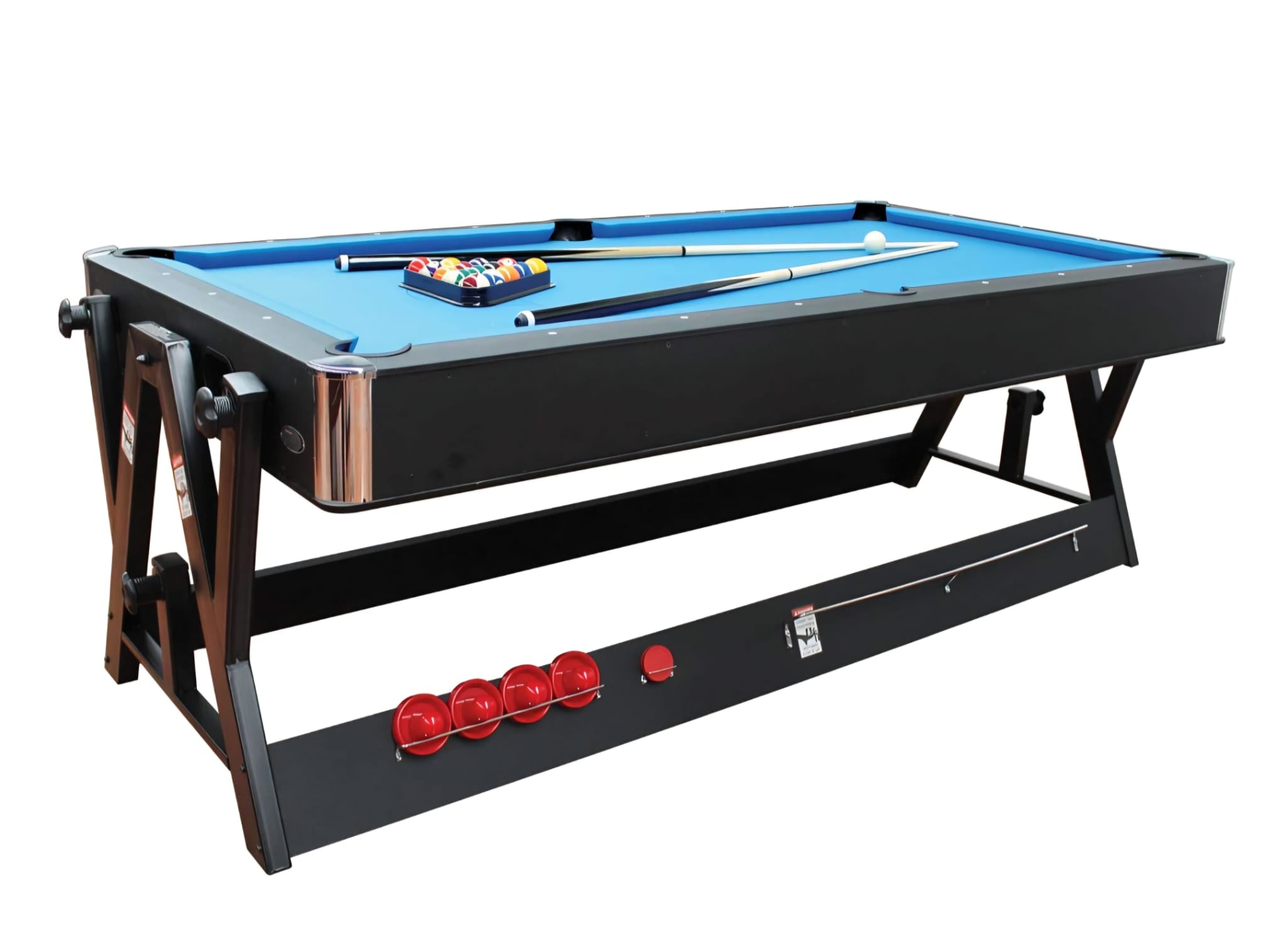 7ft Pool Table & Air Hockey Combination Table PLUS EXTRAS
