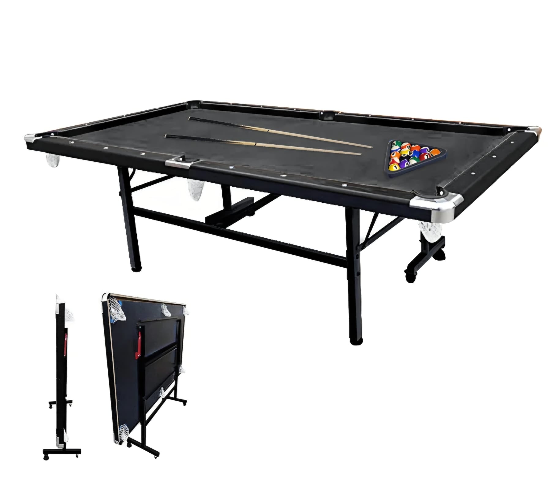 6ft MDF Foldaway Pool Table