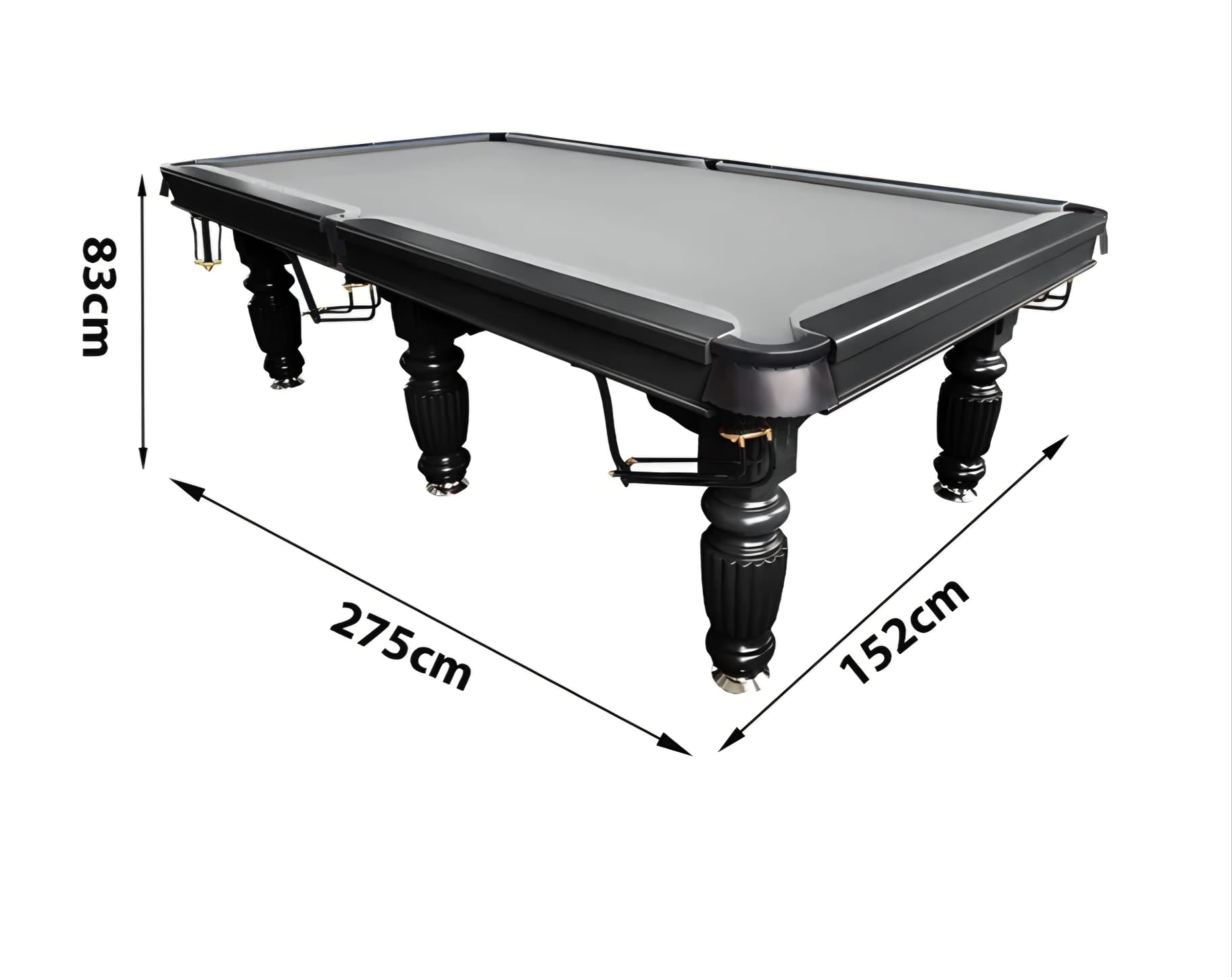 9ft Empire Slate Pool Table – 3 Piece Slate Base