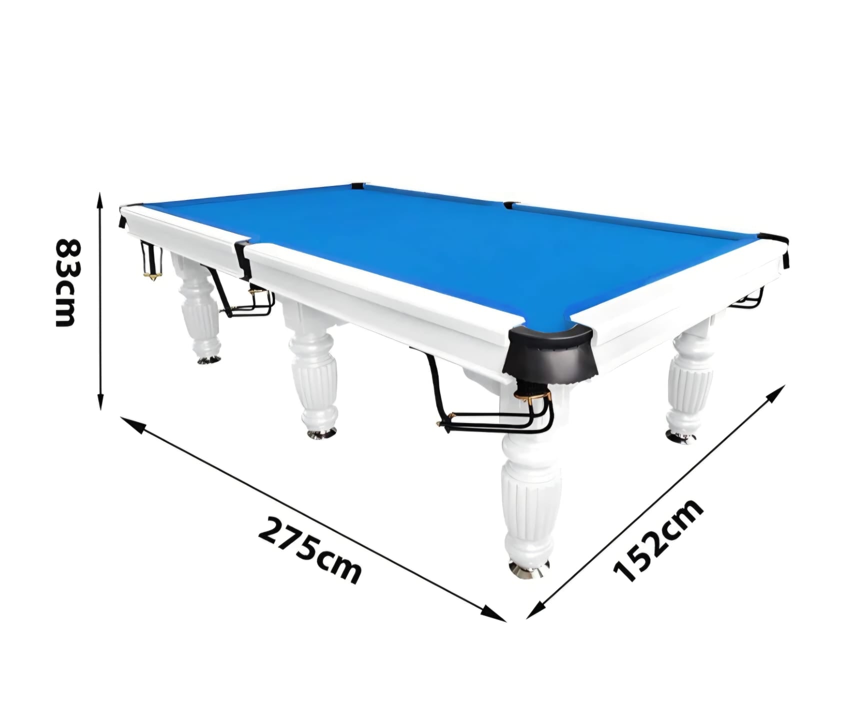 9ft Empire Slate Pool Table – 3 Piece Slate Base